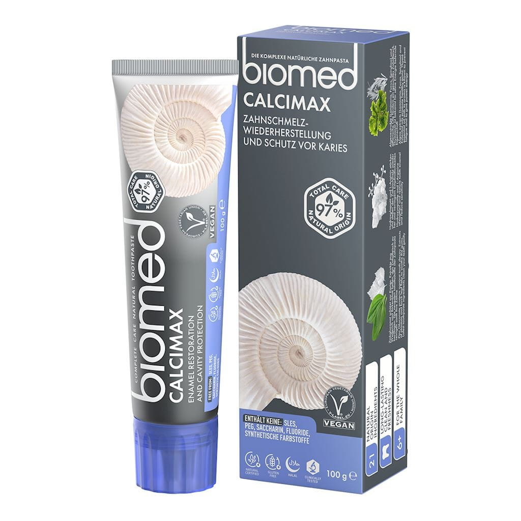 Dentifrice Calcimax sans fluorure 100 g - BIOMED
