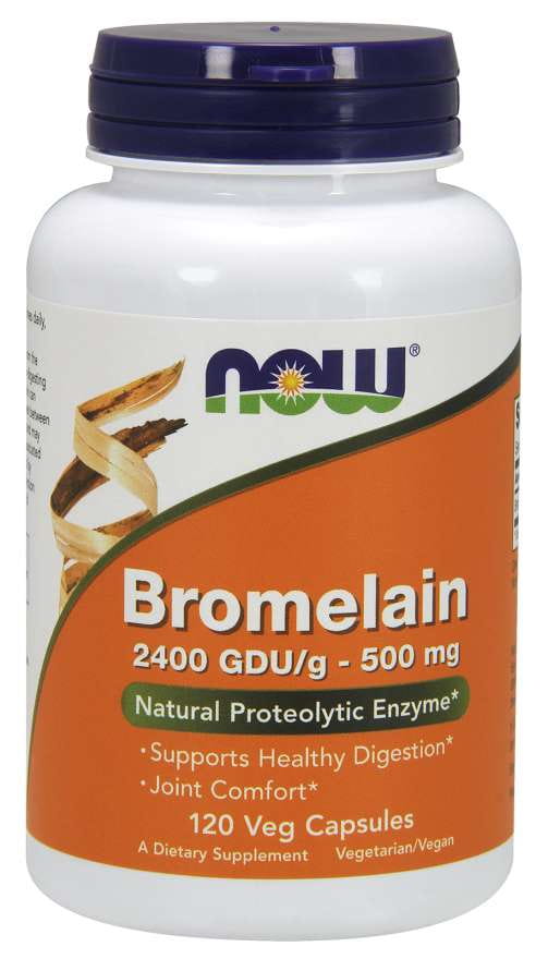 Bromélaïne 120 gélules NOW FOODS