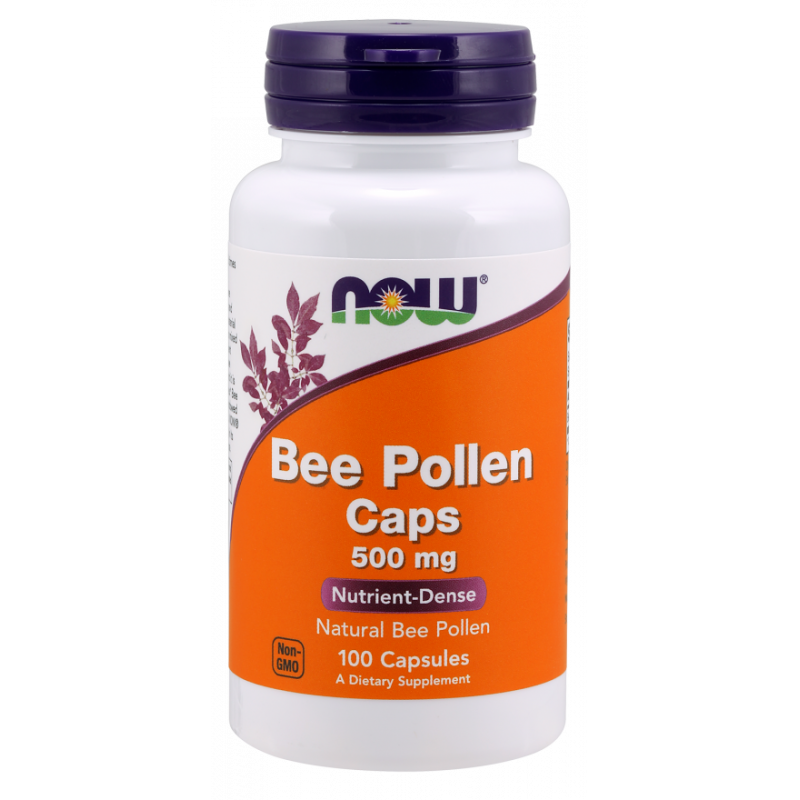Pollen d'abeille pollen d'abeille 500 MG 100 gélules NOW FOODS