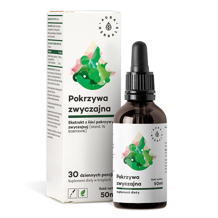 Extrait d'ortie commune 10 : 1 1000 MG 50 ml AURA HERBALS