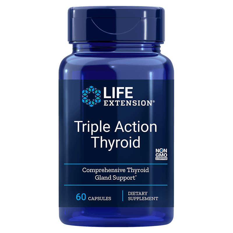 Triple action thyroïde soutien thyroïdien 60 gélules EXTENSION DE VIE