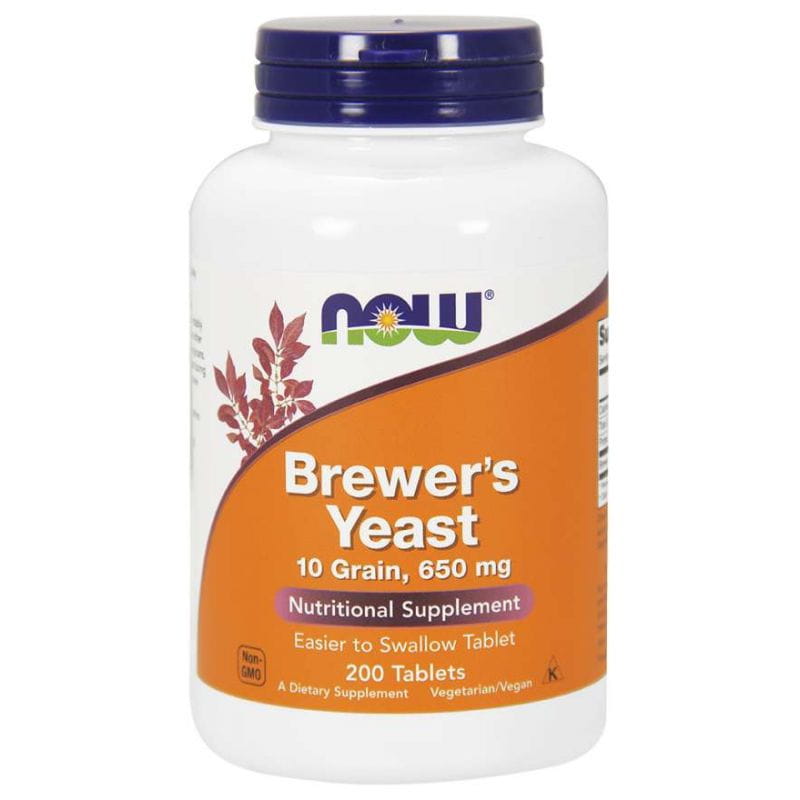 Levure de bière levure de bière 650 MG 200 comprimés NOW FOODS