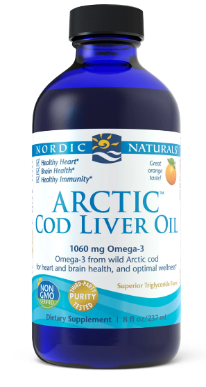Huile de foie de morue arctique orange 237 ml NORDIC NATURALS