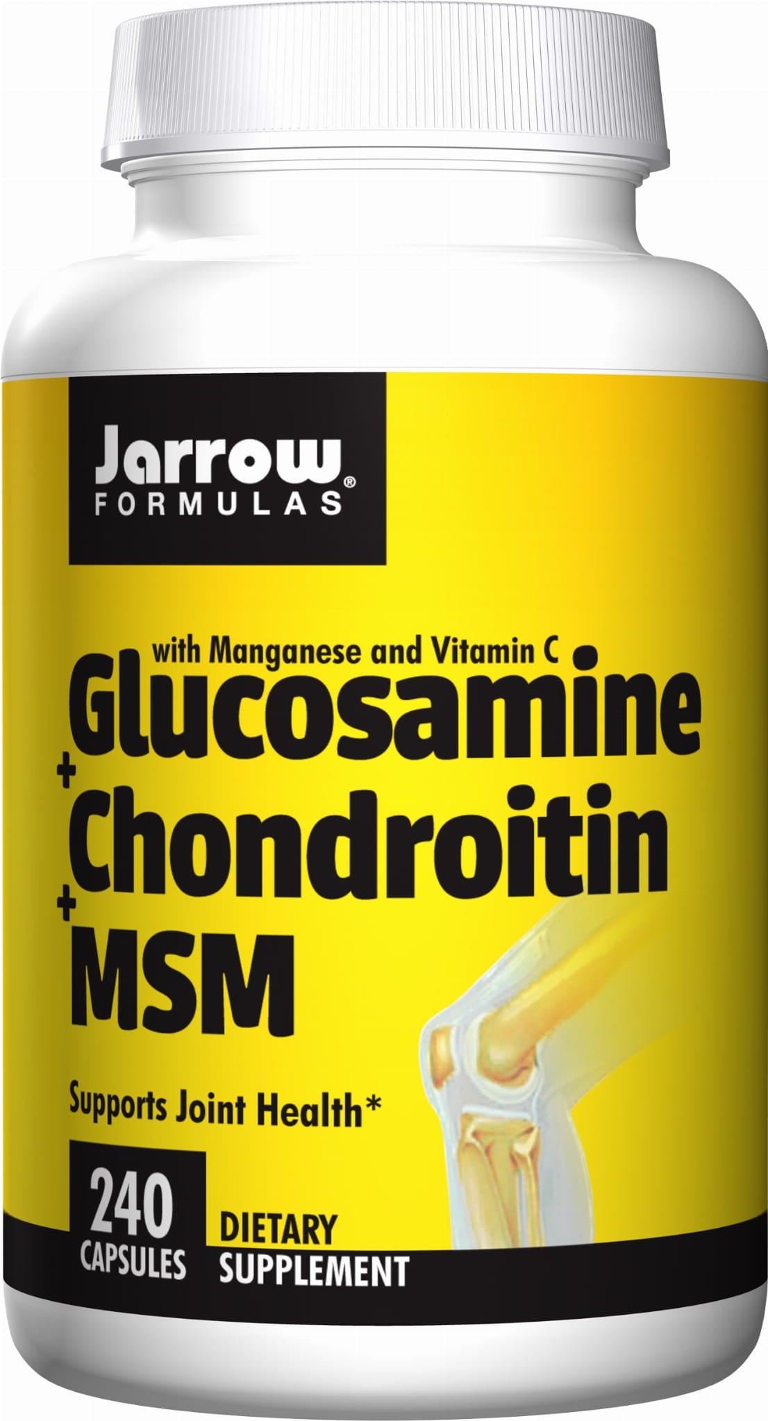 Chondroïtine Glucosamine et MSM 240 gélules FORMULES JARROW