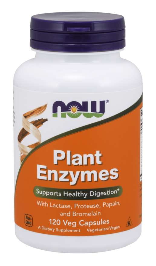 Enzymes végétales enzymes végétales 120 gélules NOW FOODS