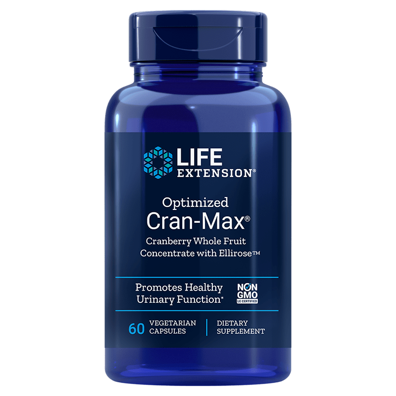 Cranmax concentré de canneberge et extrait d'hibiscus 60 capsules LIFE EXTENSION