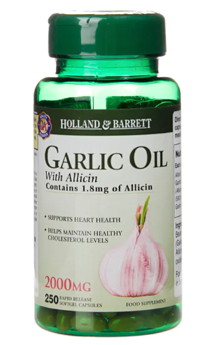 Huile d'ail 250 gélules HOLLAND & BARRETT
