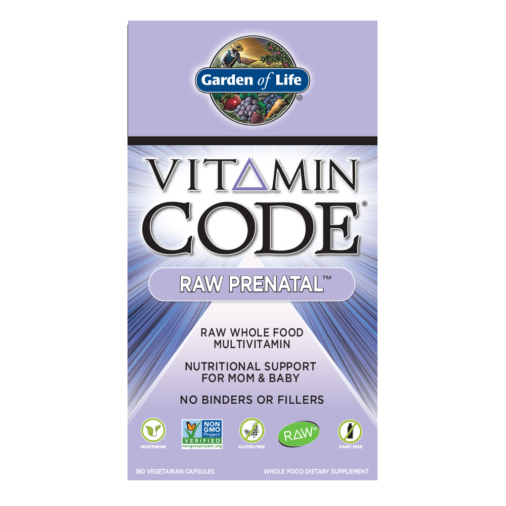 Vitamin code raw prenatal 180 gélules JARDIN DE LA VIE