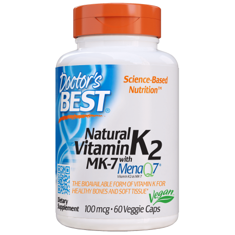 Vitamine K2 MK7 100 mcg 60 gélules DOCTOR'S BEST