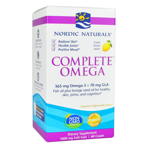 Gélules complètes d'oméga 60 NORDIC NATURALS