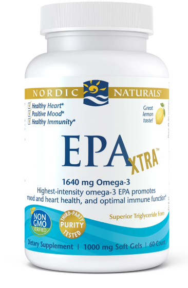 Huile EPA xtra OMEGA3 60 gélules NORDIC NATURALS