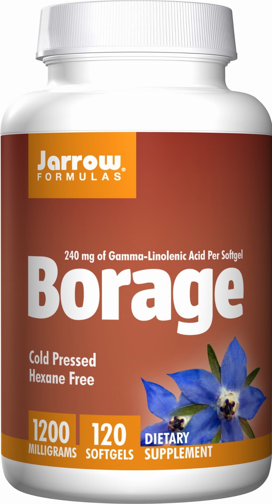 Bourrache Huile de Bourrache 60 gélules JARROW FORMULES