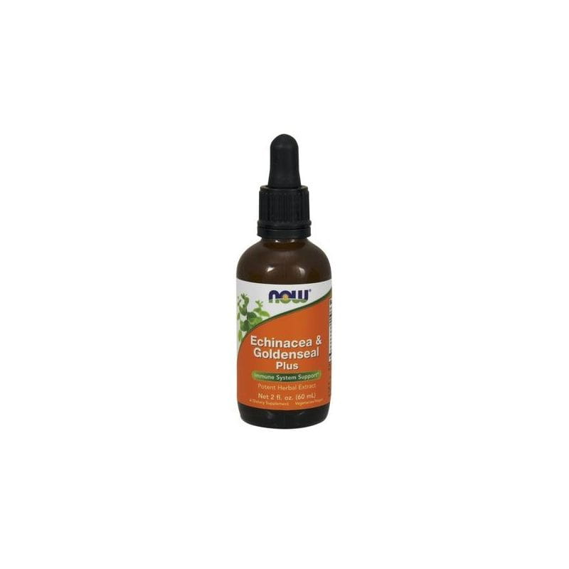 Échinacée et hydraste plus Échinacée et hydraste 60 ml NOW FOODS