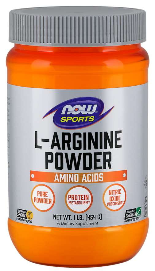 Larginine 454 g NOW FOODS