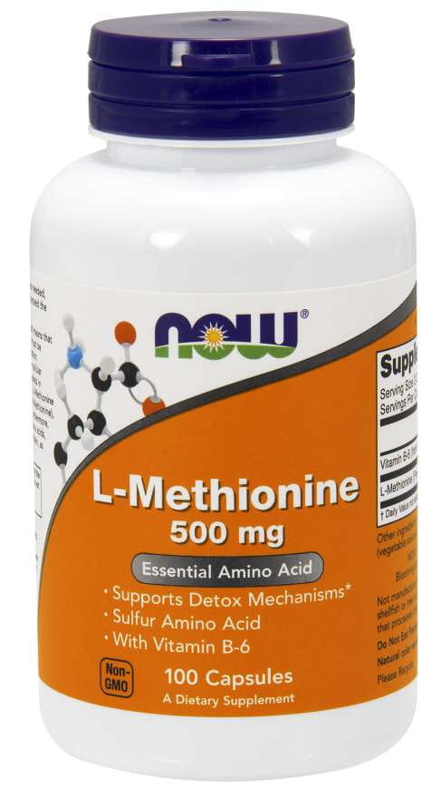 Lmétionine 100 gélules NOW FOODS