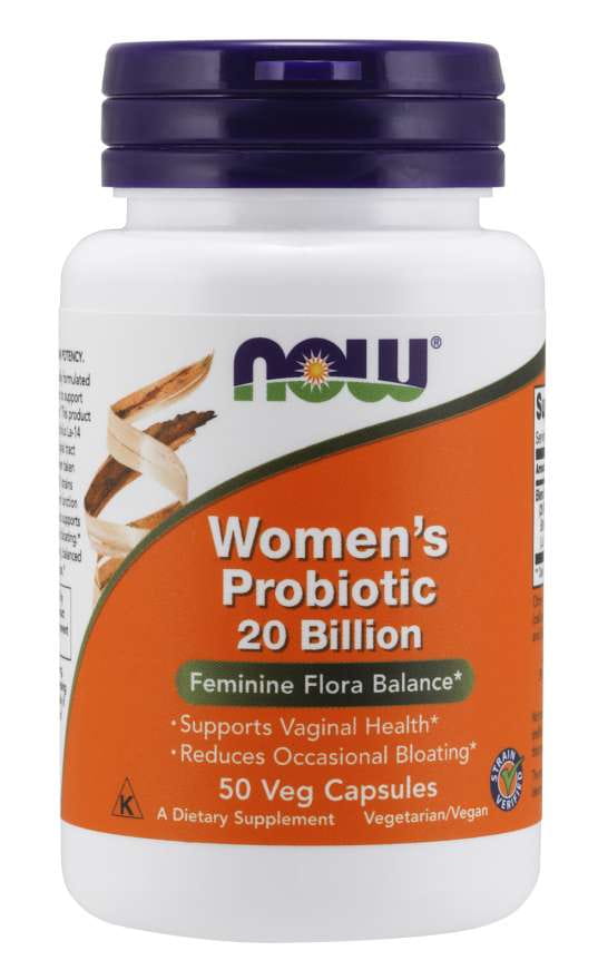 Probiotique pour femmes Probiotique pour femmes 20 milliards d'ufc 50 gélules NOW FOODS