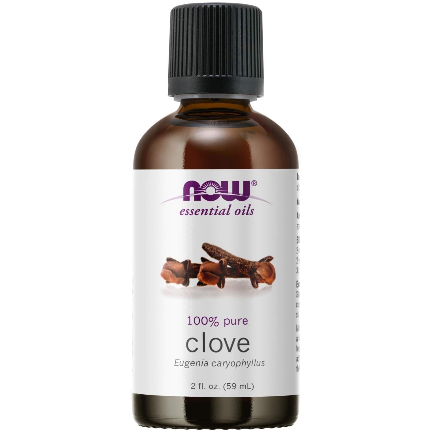 100% huile de clou de girofle clou de girofle 59 ml NOW FOODS