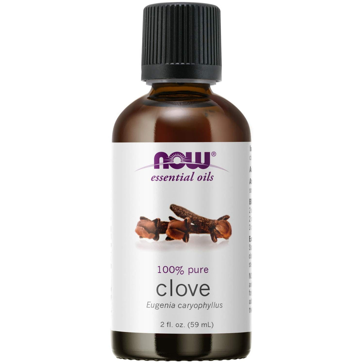 100% huile de clou de girofle clou de girofle 59 ml NOW FOODS