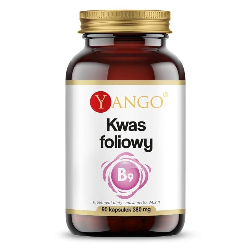 Acide folique vitamine b9 600 mcg 90 gélules YANGO