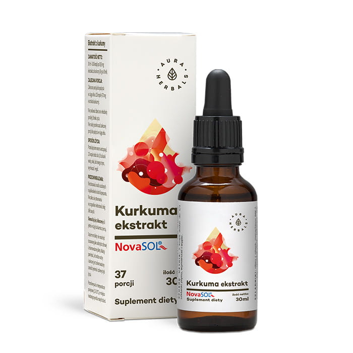 Extrait de curcuma nova sol en gouttes de 30 ml AURA HERBALS