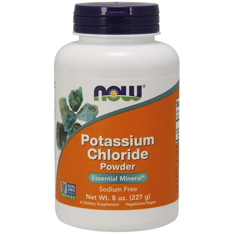 Chlorure de potassium chlorure de potassium 227 g NOW FOODS