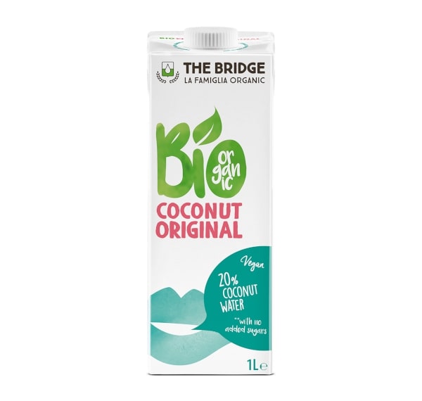Alkuperäinen kookospähkinäjuoma ilman gluteenia 1000ml EKO THE BRIDGE