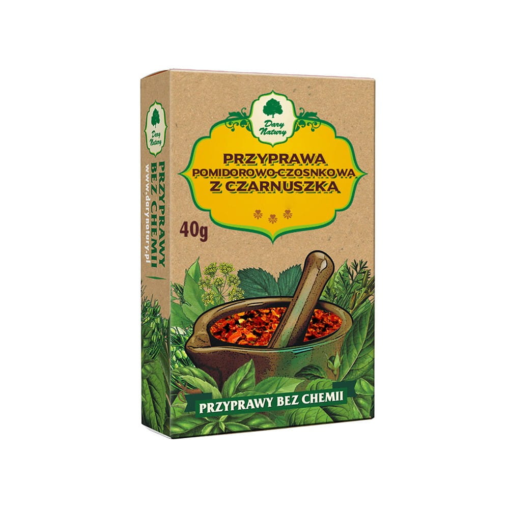 Épice tomate et ail au cumin noir 40 g - CADEAUX DE LA NATURE