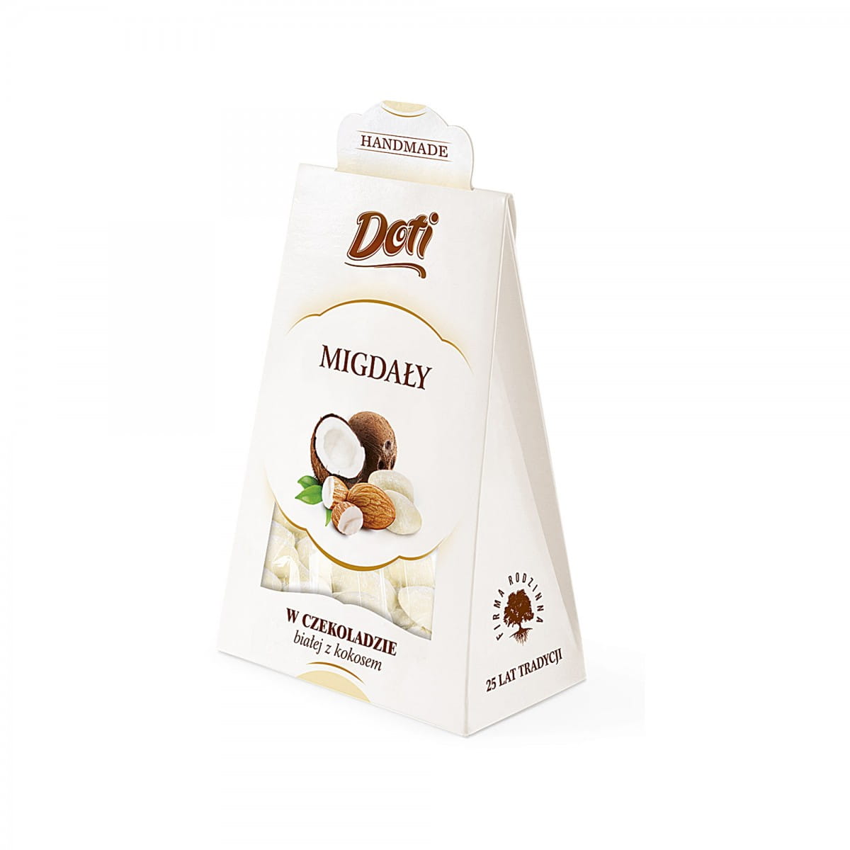 Amandes au chocolat blanc à la noix de coco 100 g - DOTI