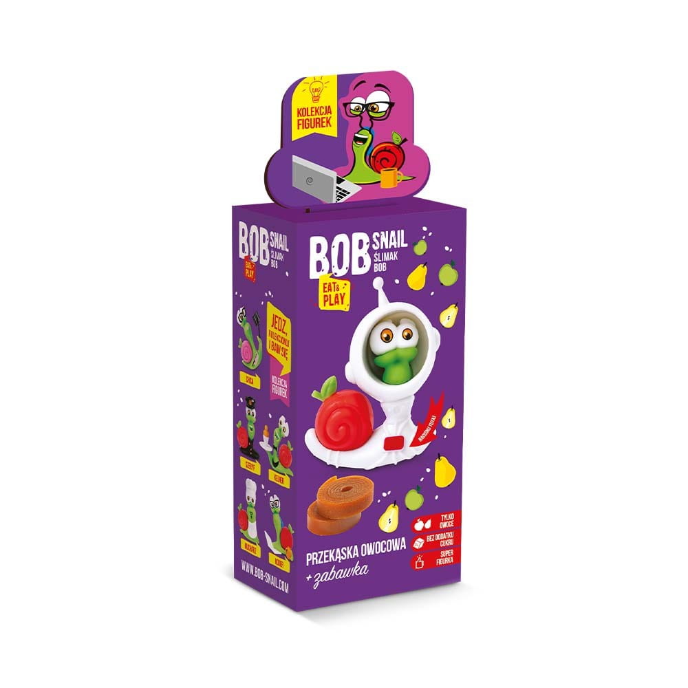 Snack Snack jouet pomme - poire 20g BOB SNAIL