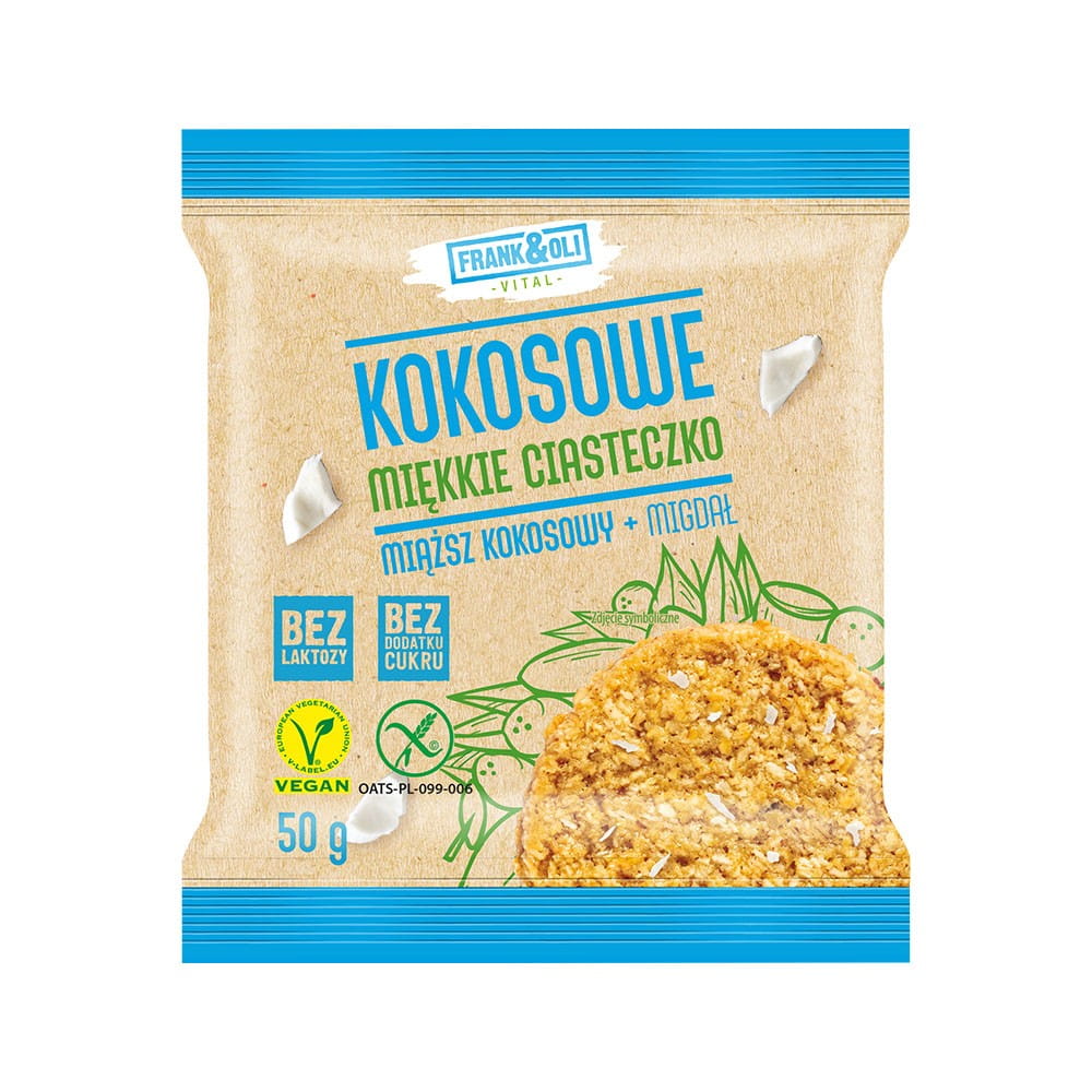 Biscuit coco + amande sans sucre ajouté 50 g