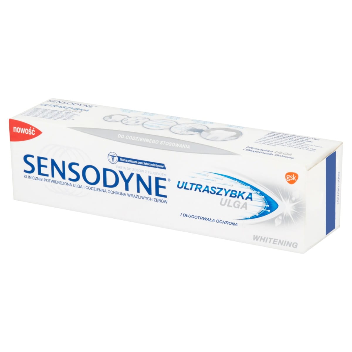 Dentifrice ultra-rapide blanchiment soulagement 75 ml
