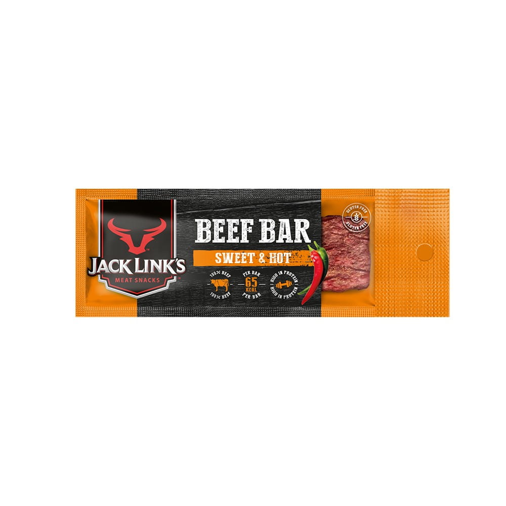 Barre protéinée au bœuf séché sucré et chaud 225 g