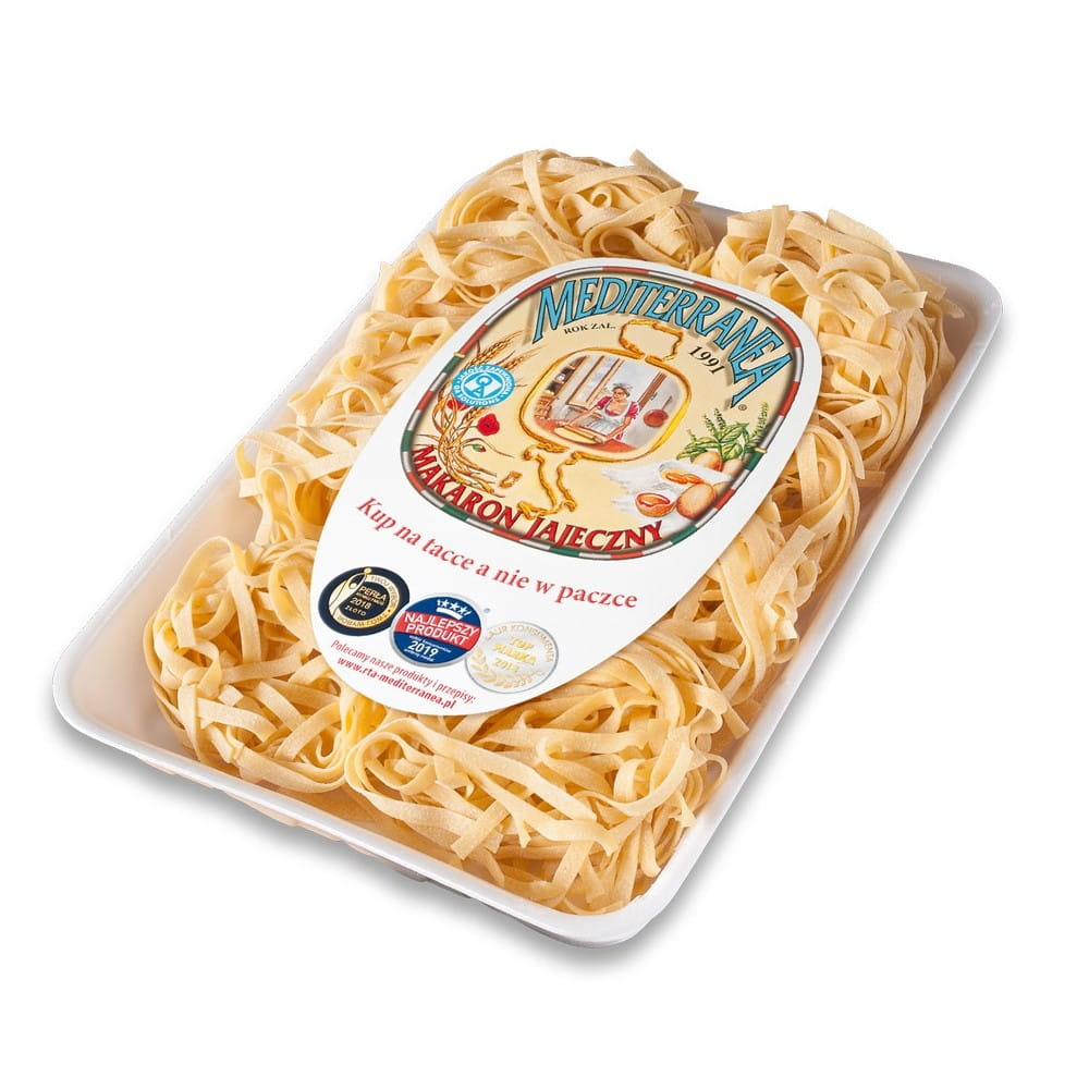 Nouilles aux œufs avec ruban, large 500 g