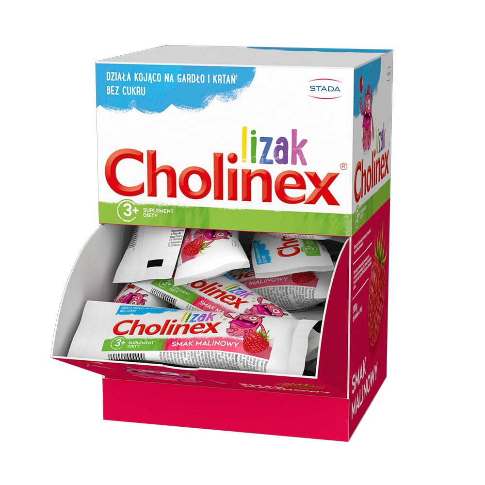 Sucette sans sucre Cholinex pour enfants de 3 ans et plus