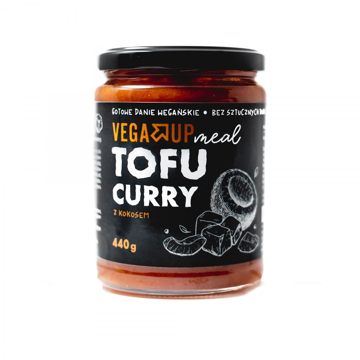 Curry de tofu à la noix de coco 440 g - VEGA UP