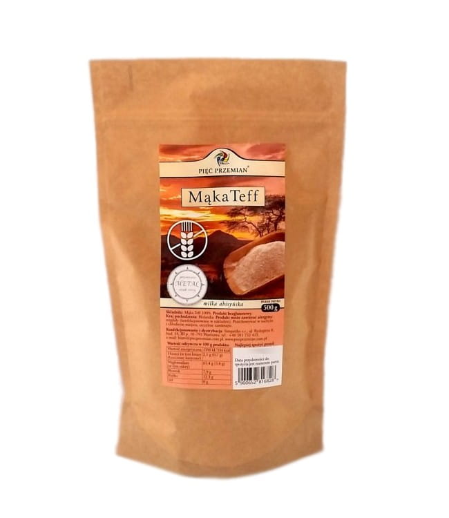 Farine de teff sans gluten 500g CINQ CHANGEMENTS