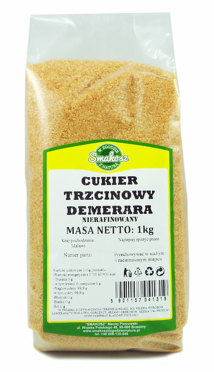 Sucre de canne Demerara 1kg DELICIOUS