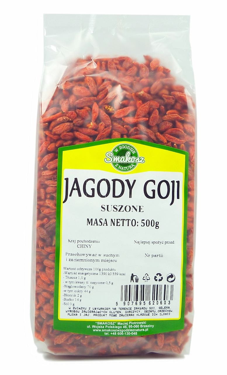 Baies de goji séchées 500g DELICIOUS