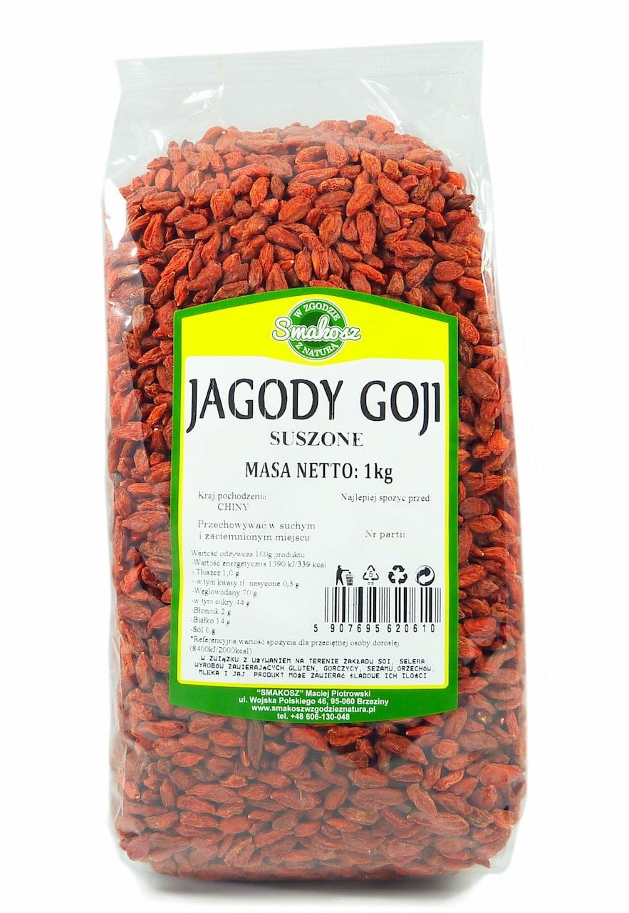 Baies de goji séchées 1kg DELICIOUS