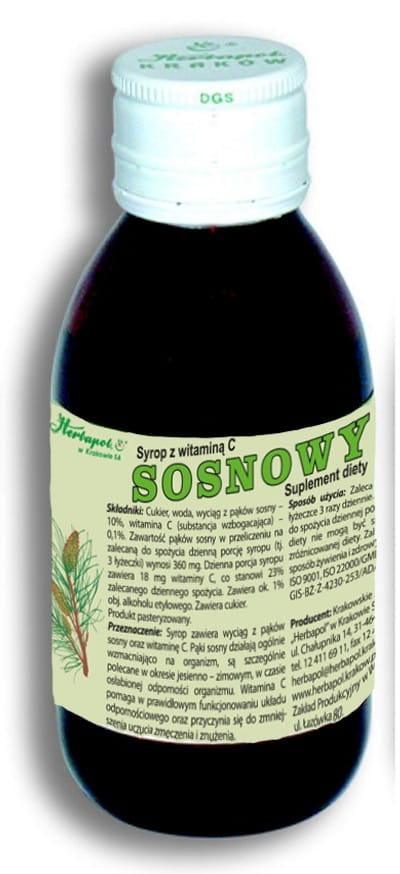 Sirop de pin + vitamine C 100ml HERBAPOL