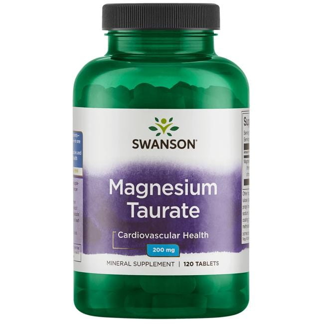 Taurate de magnésium 100mg 120tabl. - taurate de magnésium SWANSON