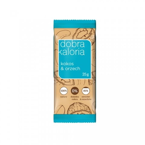 Barre coco & noix 20 x 35g (présentoir) GOOD KALORIA