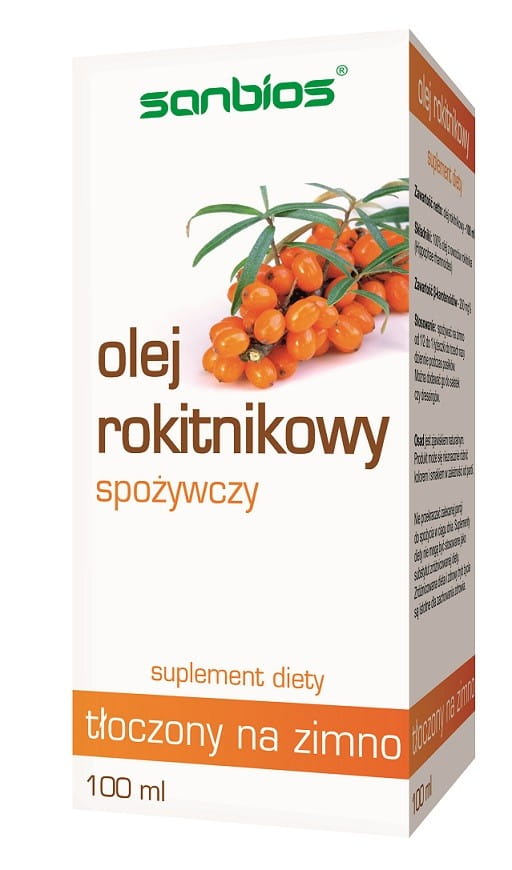 Huile d'argousier alimentaire 100ml SANBIOS
