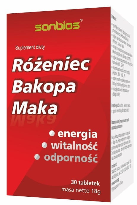 Rhodiola rosea bakopa 30 comprimés. SANBIOS