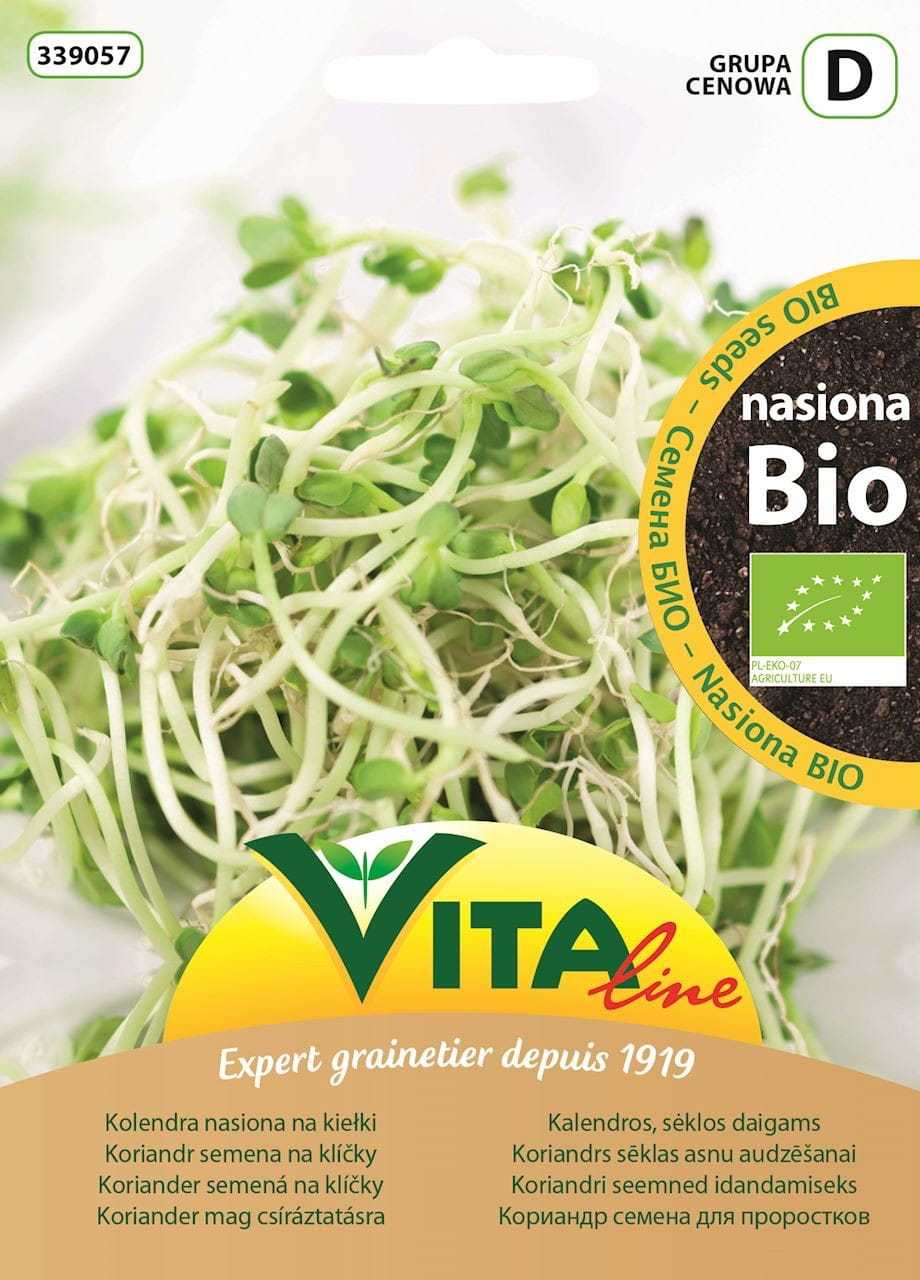 Graines de coriandre BIO pour germes 20 g VITA LINE