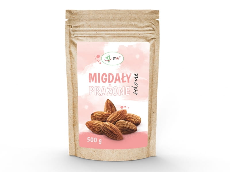 Amandes salées grillées 500g - VIVIO