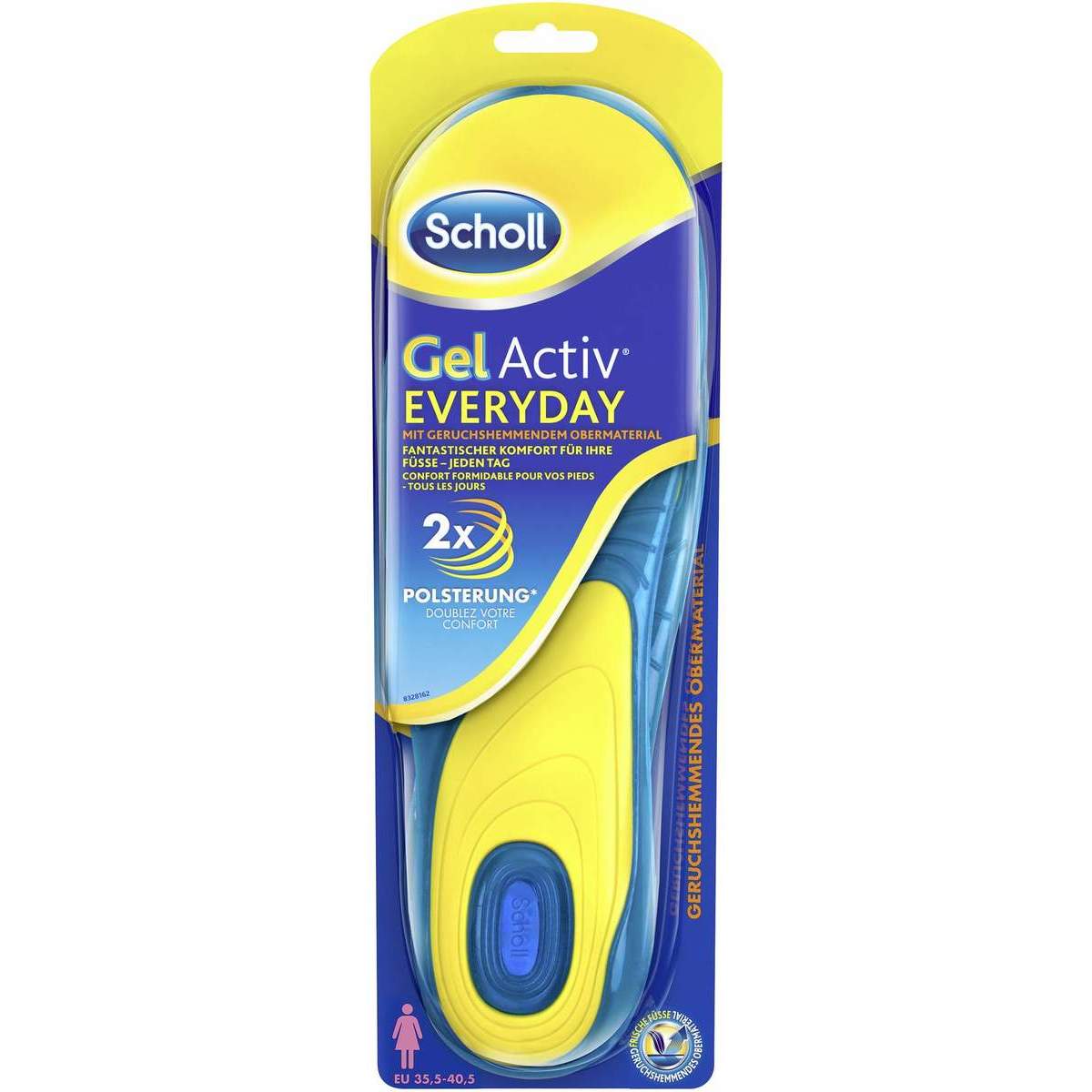 Semelles en gel pour femmes, pointure 355 - 405