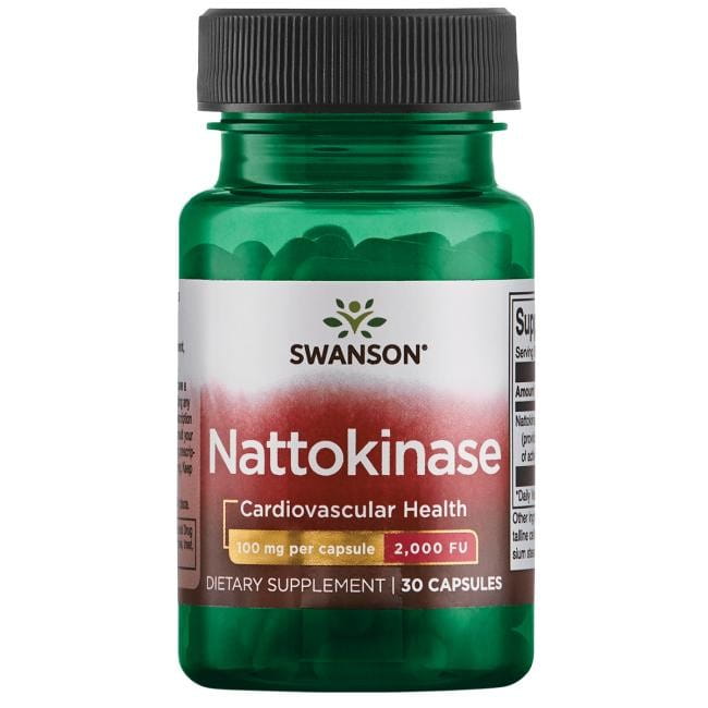 Nattokinase 100mg 2000fu 30 gélules - SWANSON nattokinase