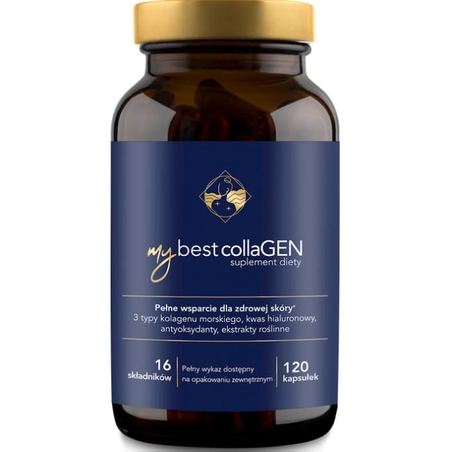 Mes meilleures capsules de collagène pour soutenir l'état de la peau 120 pièces MYBESTPHARM