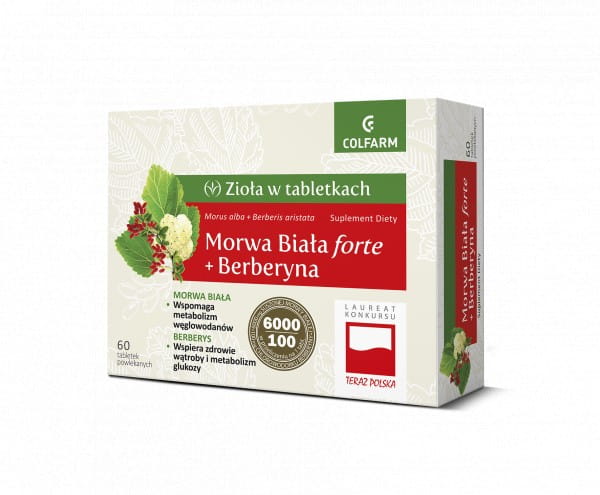 Mûrier blanc FORTE plus berbérine 60 comprimés COLFARM